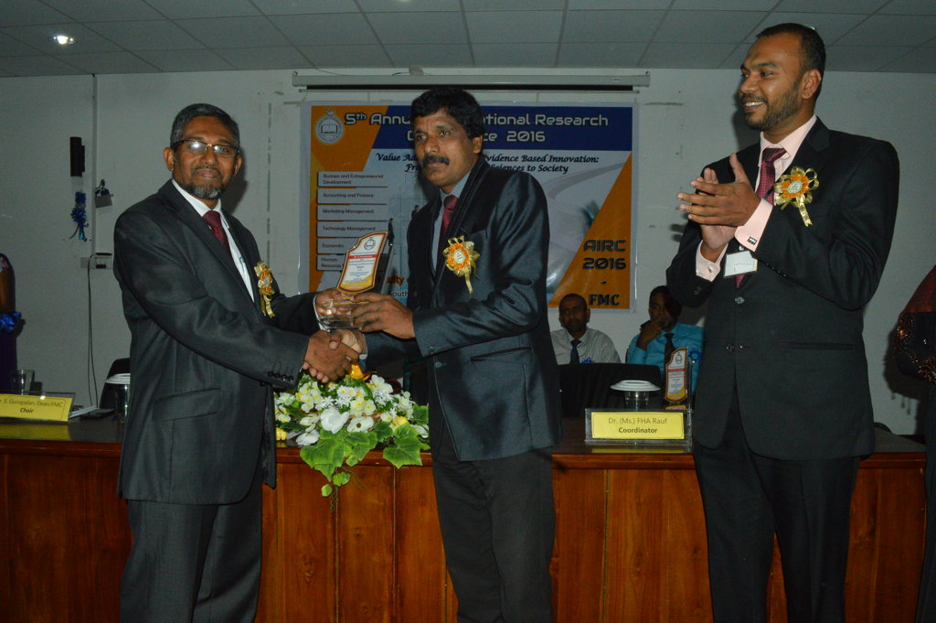 5th Annual International Research Conference 2016 FMC