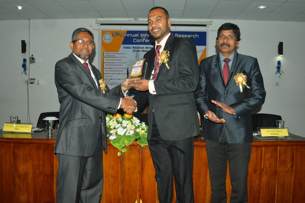 5th Annual International Research Conference 2016 FMC