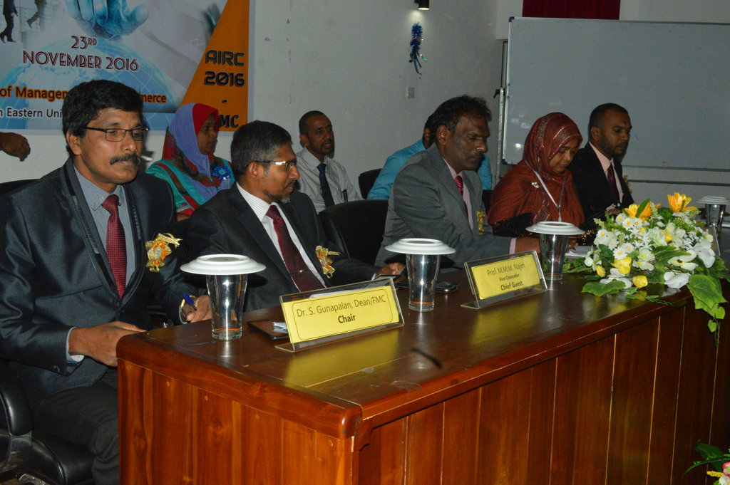 5th Annual International Research Conference 2016 FMC