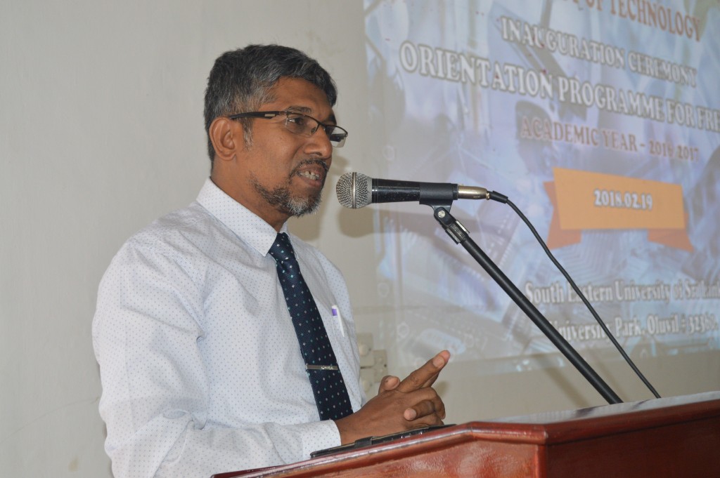 Focusing on Education Stressed by VC Prof. MMM Najim