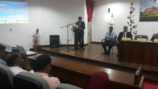 Post Graduate Diploma in Management (PDGM) and Master of Business Administration (MBA) inaugurated at SEUSL