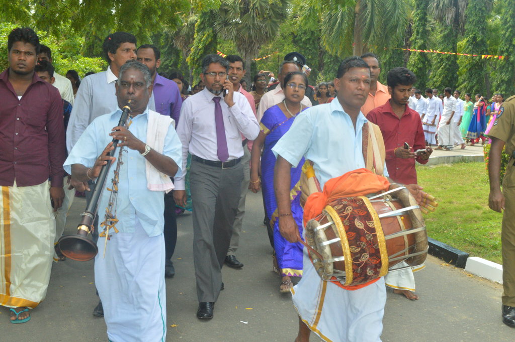 A colorful cultural Show and the launch of 'Saasvatham' by Hindu Students held