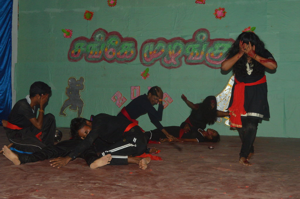 A colorful cultural Show and the launch of 'Saasvatham' by Hindu Students held