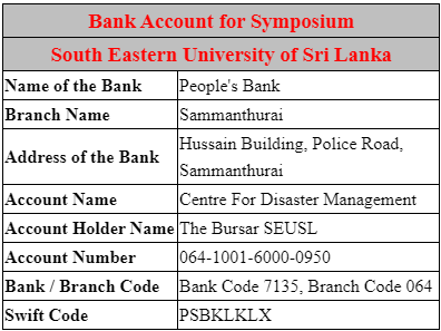 Bank Details