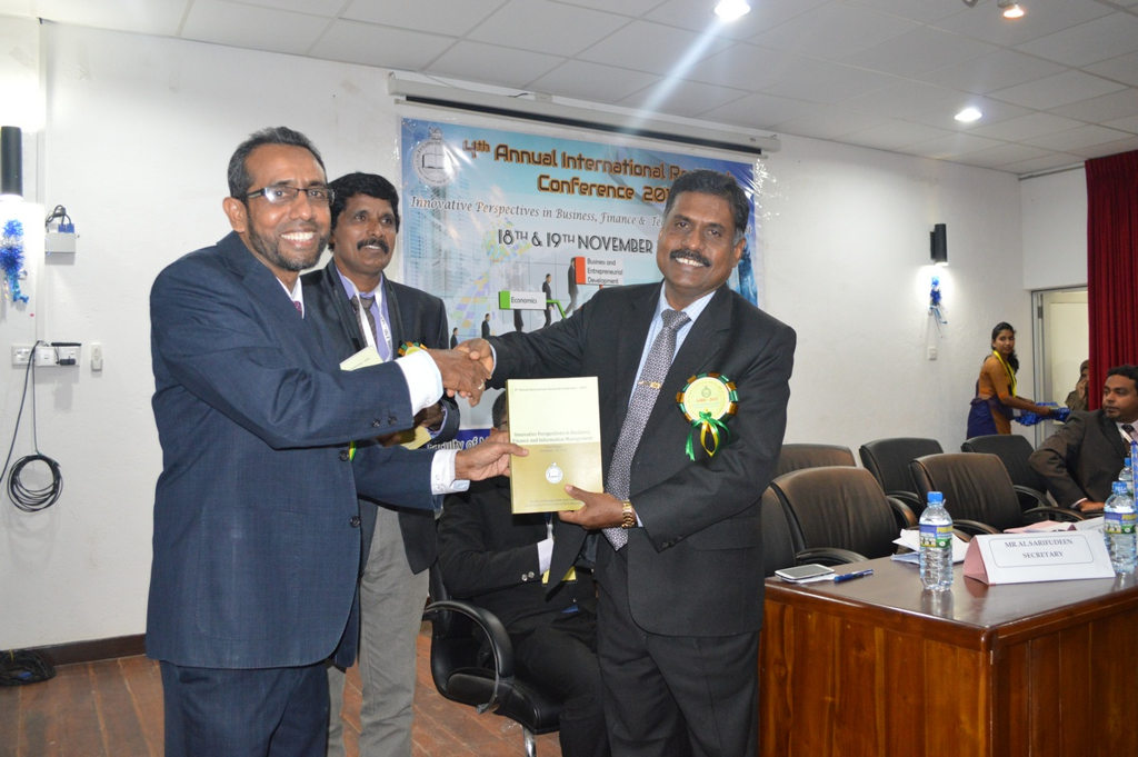 Fourth Annual International Research Conference 2015 successfully held
