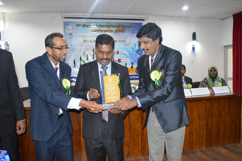 Fourth Annual International Research Conference 2015 successfully held