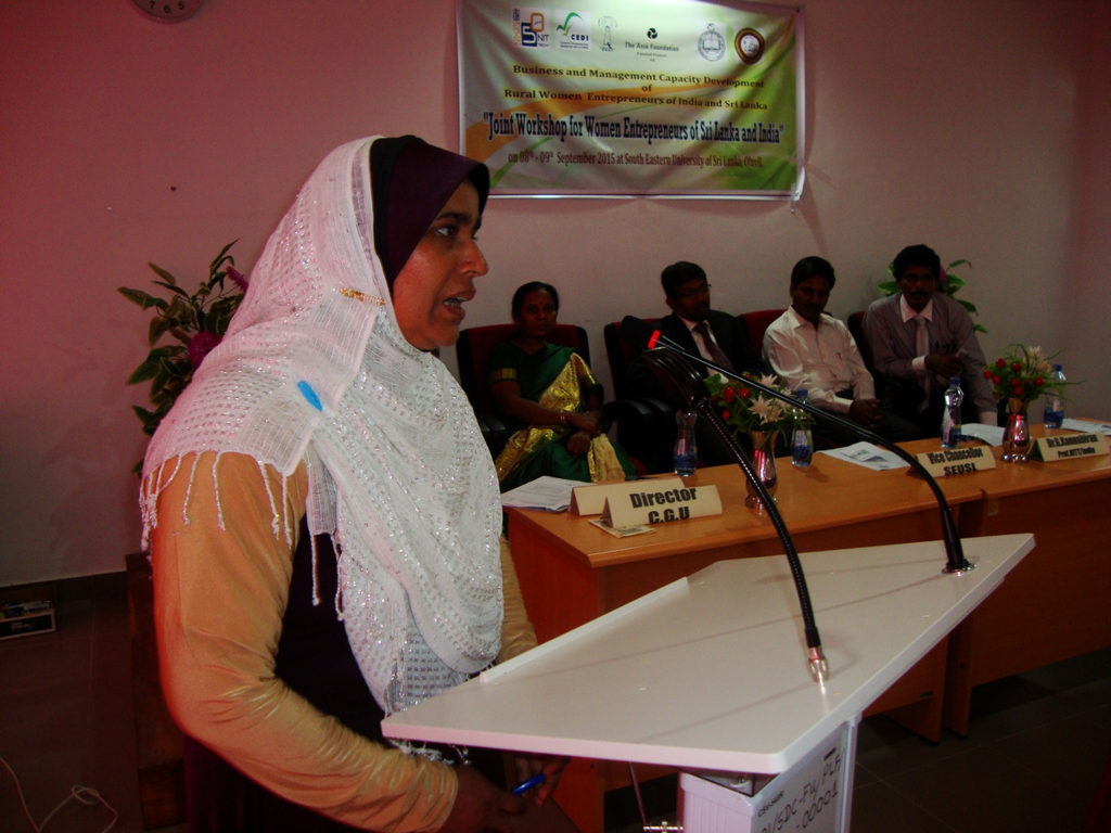Joint Workshop for Women Entrepreneurs